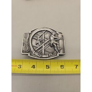 1989 Vintage The Telephone Linesman Siskiyou Belt Buckle USA
